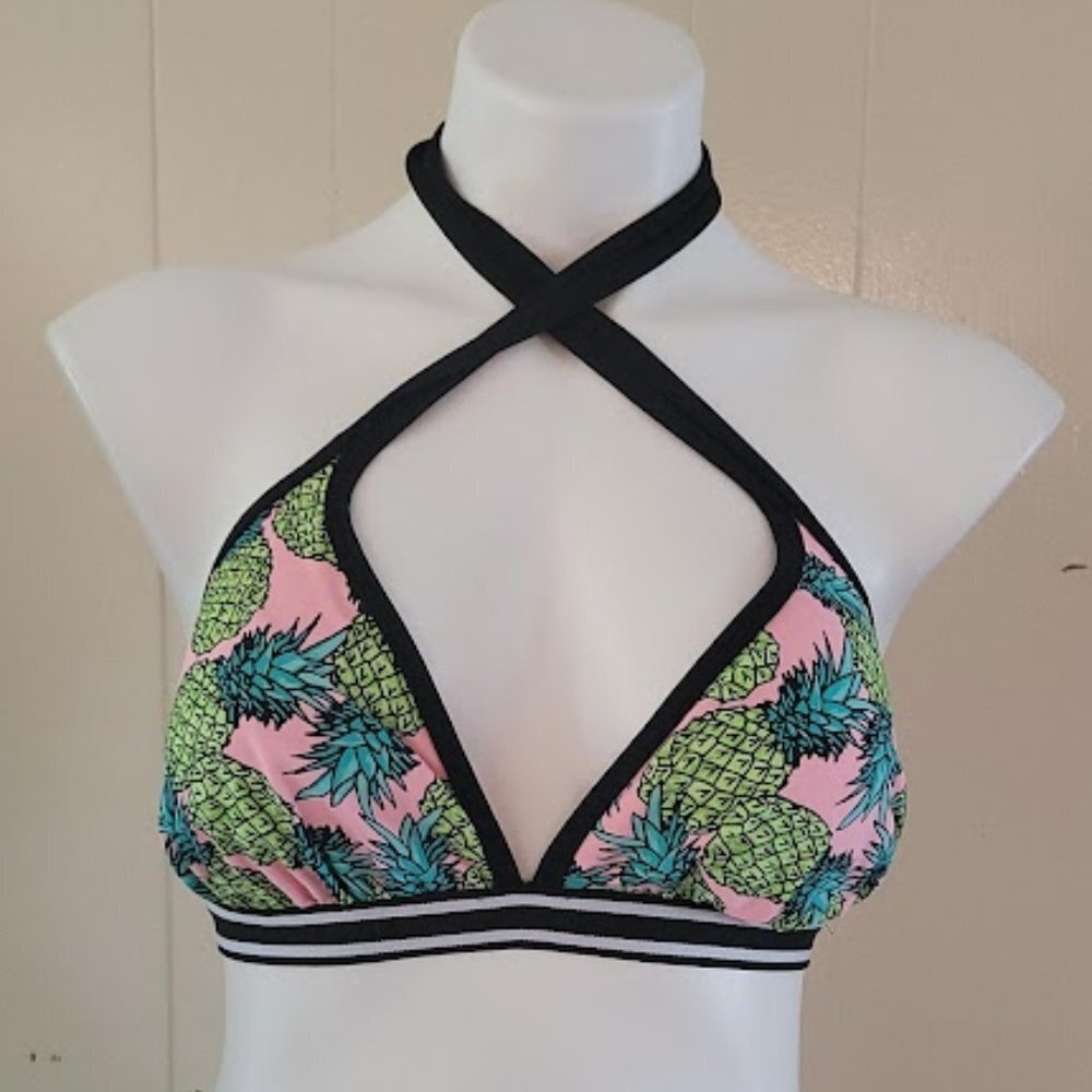 Pineapple Bathing Suit | Swimsuit Top | Medium/ D